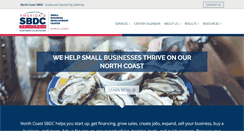 Desktop Screenshot of northcoastsbdc.org